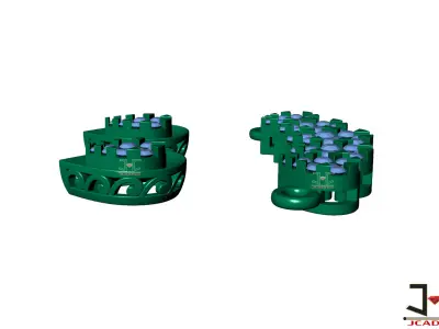 0231 - Fancy Diamond Pendant Set for Women 3D print model