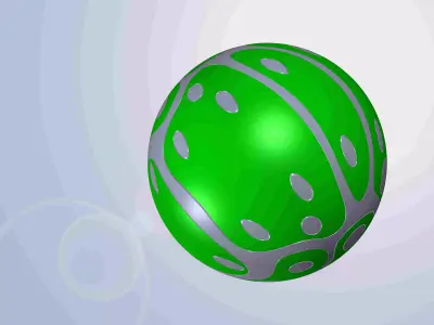 Round Shaped 3d Model Free 3D model
