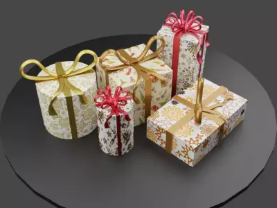Christmas gifts 3D model