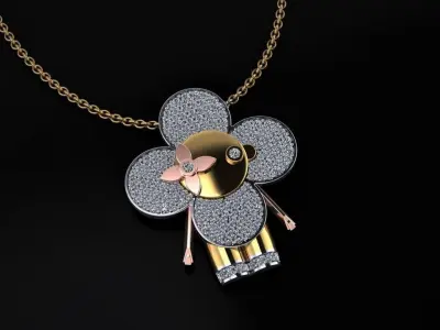 Louis Vuitton Pendant  3D print model