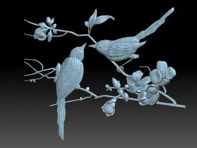 Birds sword 3D print model