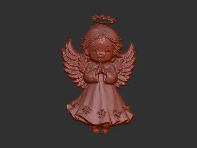 cute angle decor  3D print model