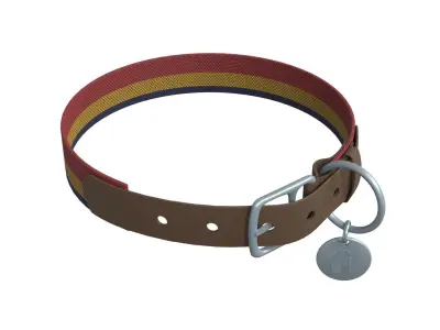 dog collar 3D model