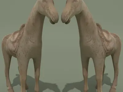 Horse Statuette A 3D model