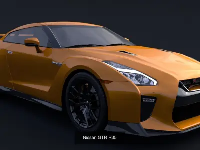 Nissan GTR Family 3D Model Pack