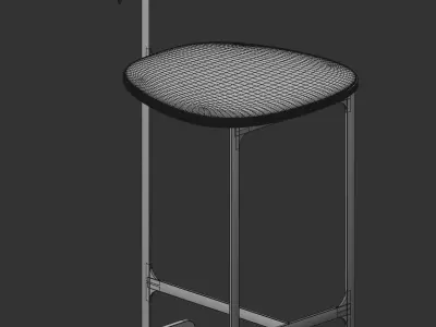 Park Place Barstool- Kashmir barstool Free 3D model