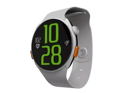 Smartwatch Sport Digital relogio cores 3D 3D model