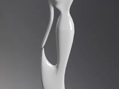 Modern Female Sculpture 3D model