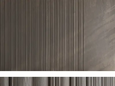 Wood panel set v08 3D model