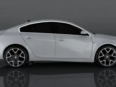 Vauxhall Insignia Low-poly 3D model