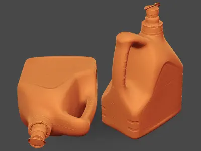 Engine Oil Canister 3D model