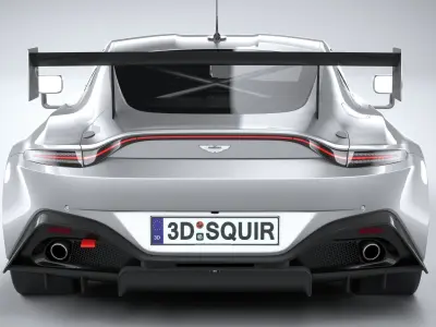Aston Martin Vantage GT8R 2021 3D model