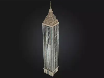 Skyward Pinnacle Iconic Tower Model for Futuristic 3D model