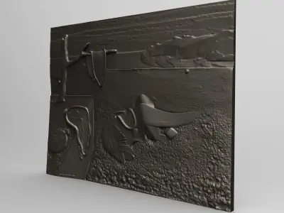 Dali 3d model The Persistence of Memory 3D print model