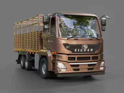 Eicher pro 6035 Rigged 3D model