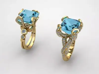 Design ring 3D print model