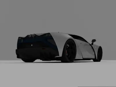 Marussia B2 3D model