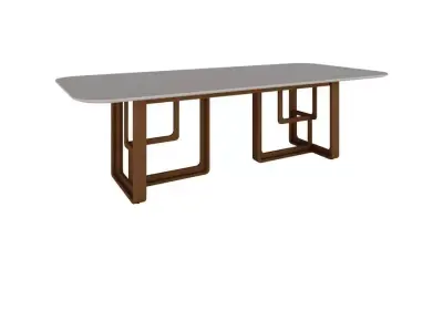 VOGUE DINING TABLE - RUDNICK 3D model