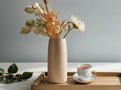 Ortles Vase for Bedroom Decor 3D print model