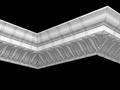 decor molding 01 3D model