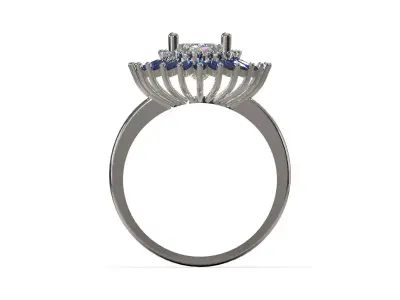 jewelry luxury cad ring model jr00356 3D print model