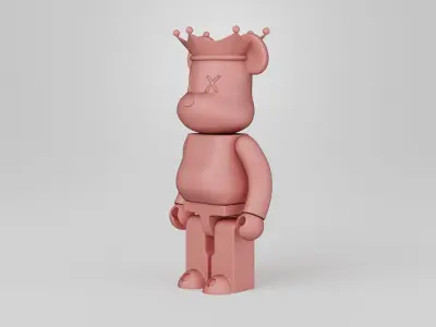 Bearbrick King 3D print model