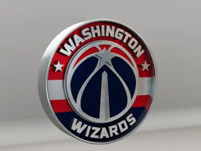 NBA Washington Wizards Logo 3D model