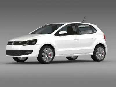 Volkswagen Polo GT 2013 3D model