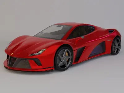 Ferrari 296 GTB 3D model