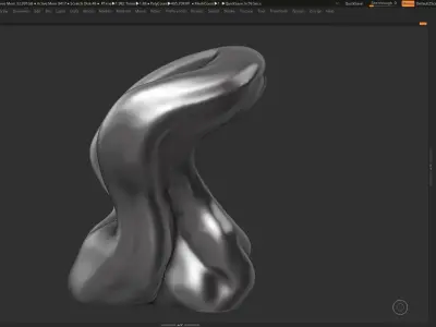Modern Abstract Decorative sculpture 3d print model 41 3D print model