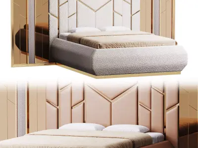 Modena Luxury Bed Room 3D model