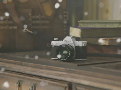 Interior Game design Assests Low-poly 3D model