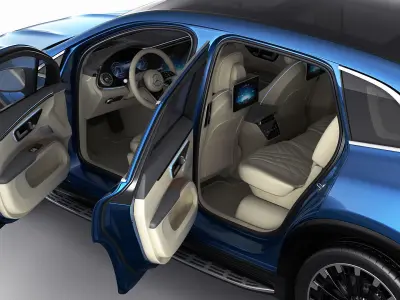 Mercedes EQS SUV 2023 3D model