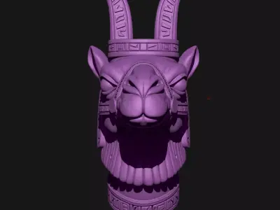 camel 3D print model