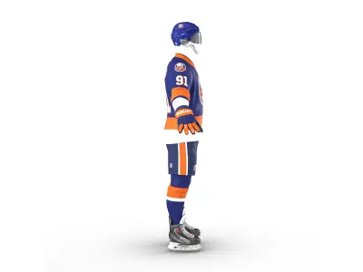 Hockey Equipment Islanders 3D model