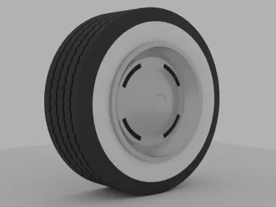 Antique Wheel 3D print model