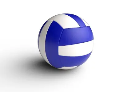 Voleyball Ball M01B Low-poly 3D model