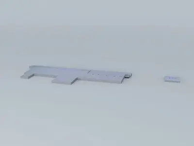 Port of Brisbane Warehouses Free 3D model