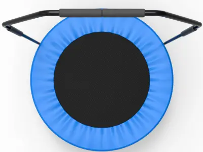 Trampoline for fitness and fun 3D model