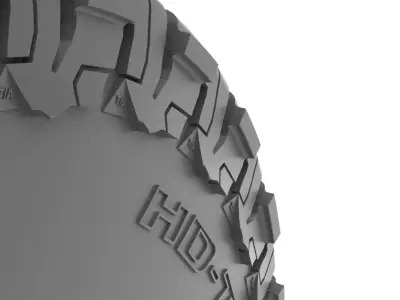 OFF-Road Tire 3D model