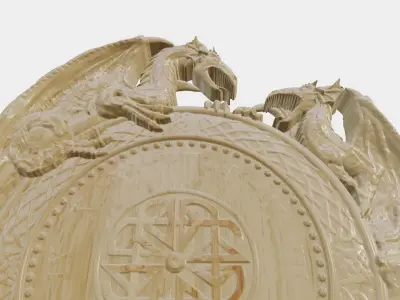Wooden Clock Decor For Wood Carving 3D print model purchase