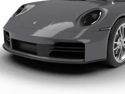 Porsche 911 Carrera 2025 3d model  3D model
