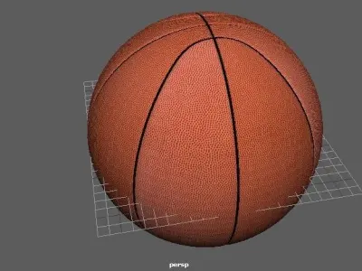 BASKETBALL ball Free low-poly 3D model