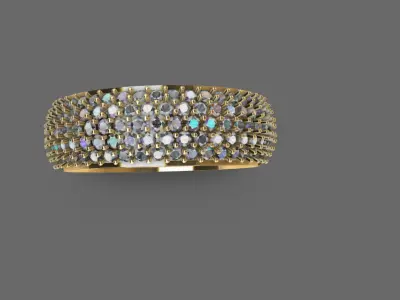 Exclusive wedding ring 3D model