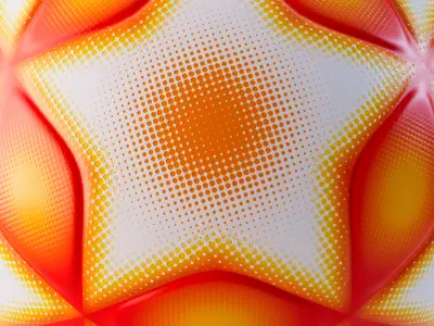 Modern Soccer Football Ball 3D model