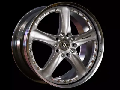 Volk Racing AV3 Wheels 3D model