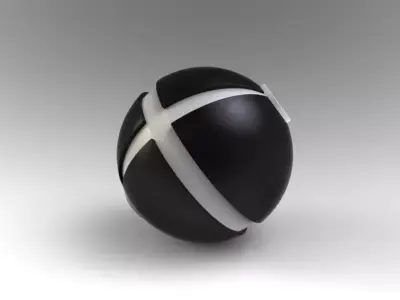 Stylish Ball Free 3D model