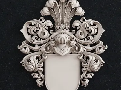 coat of arms 3 3D print model