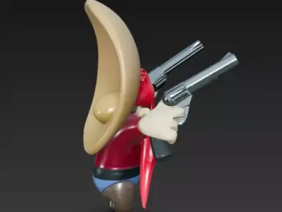 Yosemite Sam - Looney Tunes 3D print model