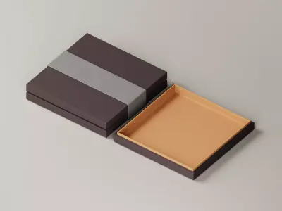 Luxury Box 3D Model Low-poly 3D model